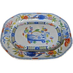 Antique Large English Mason's Ironstone Platter