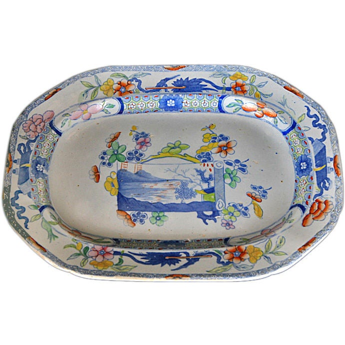 English Mason's  Ironstone Platter