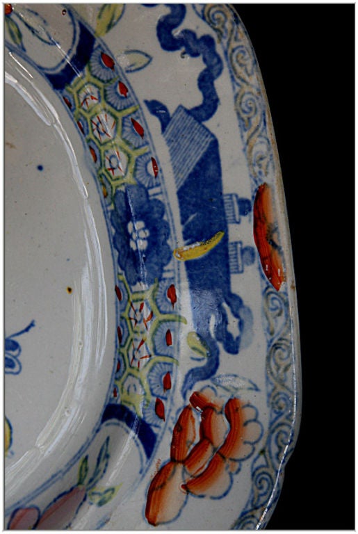 English Mason's  Ironstone Platter 1