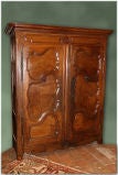 French Oak And Chestnut Armoire