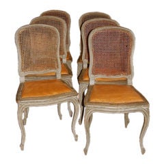 Set Of 6 French Louis XV/XVI Style Chairs