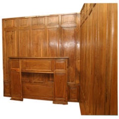 Antique 18th C. French Pine Boiserie with Mantle