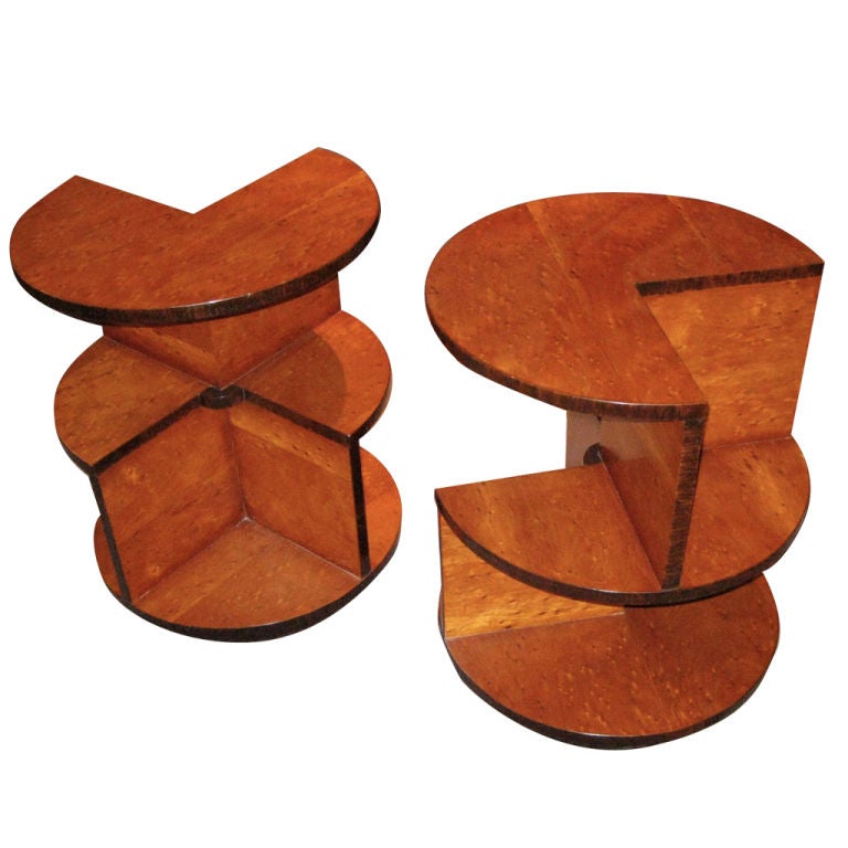 Pair of Modernist Side Tables