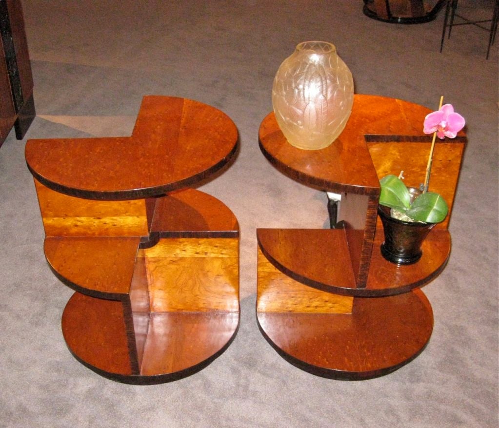 Pair of Modernist Side Tables In Excellent Condition In Oakland, CA