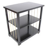 Tommi Parzinger Bar Cart - circa 1940's - Great Rolling Storage