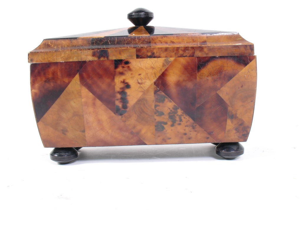 Tessellated Horn Box - circa 1980's