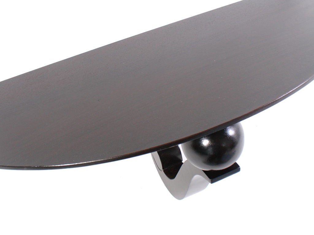 demilune wall shelf