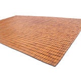 Vintage Bamboo Rug - Tatami Mat - Great Patina and Texture