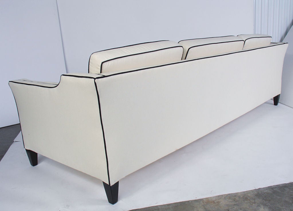 American Glamorous Art Deco Sofa - circa 1940's - Great Lines - 8 ft