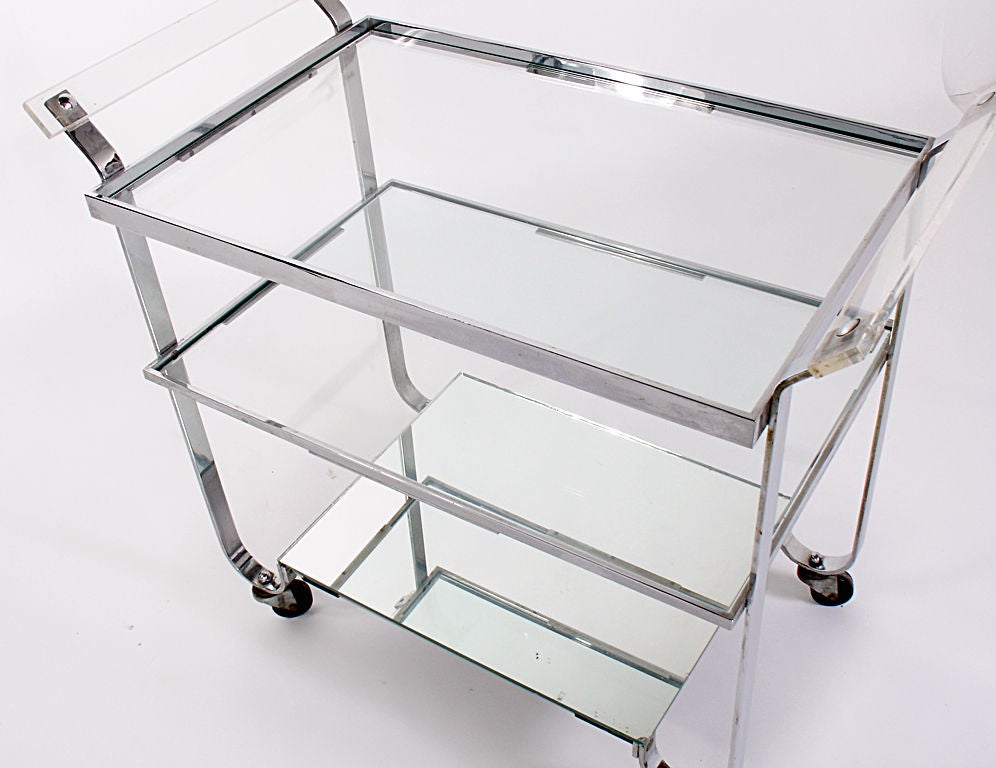 Treitel Gratz Art Deco Bar or Serving Cart