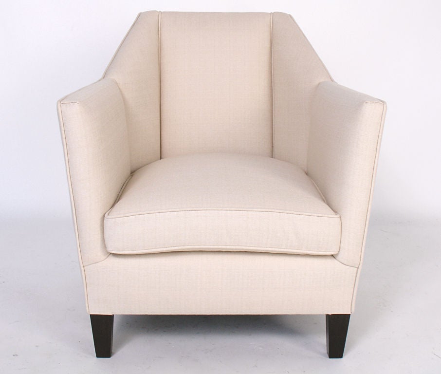 Pair of Petite Club Chairs designed by Paul Frankl