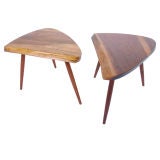 George Nakashima - Pair of "Wepman" Side Tables