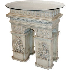 Architectural Model of Arc de Triomphe Side Table