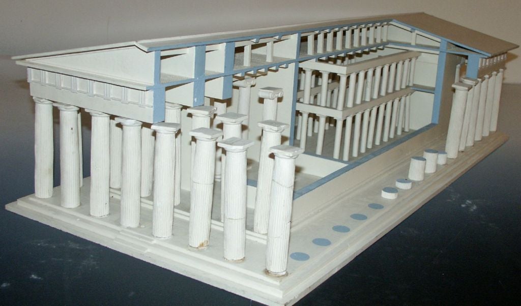 20th Century Architectural Museum Model of the Parthenon For Sale