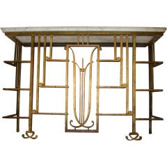 French Art Deco Console table