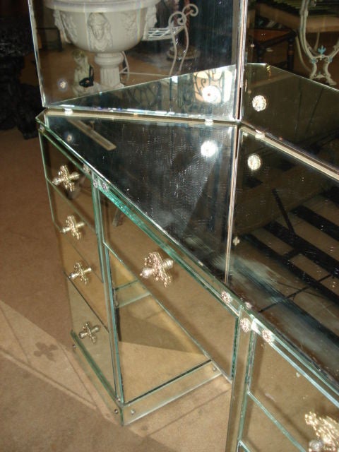 American Mirrored Dressing Table For Sale