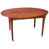 French Provincial Oval Farmhouse Dining Table