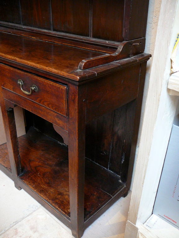Oak Unusually Small 18th Century Welsh Dresser.