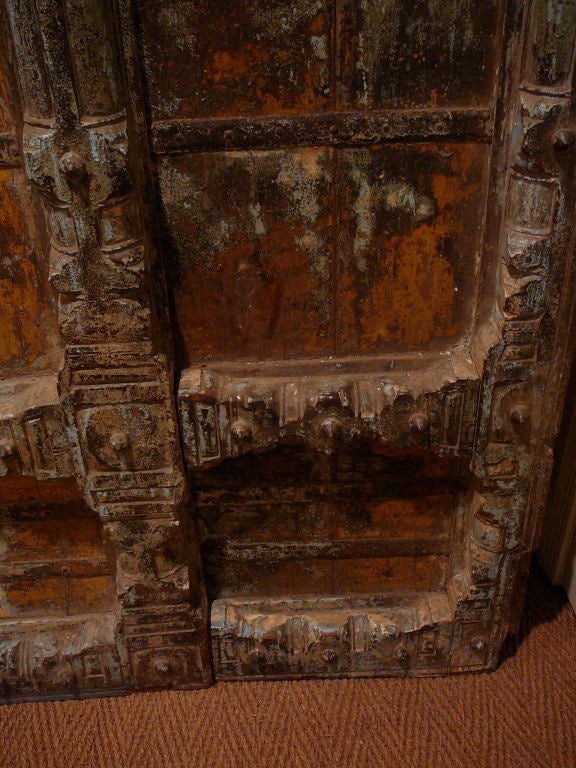 Extraordinary Pair of 17th Century Indian Doors. 1