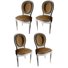 Antique A Set of Fourteen Louis XVI Style Dining Chairs.
