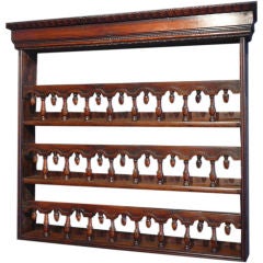 Rare 18th Century French Provincial Plate Rack.