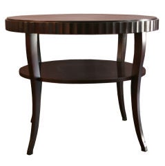 Round Mahogany Table
