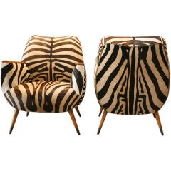 Pair of Zebra Chairs