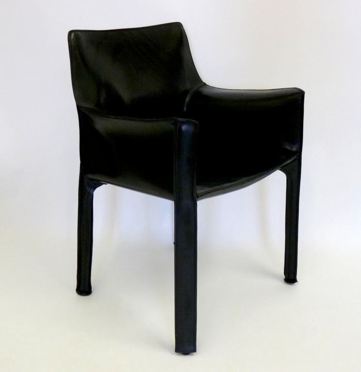 Mario Bellini Set of Eight Cab Chairs