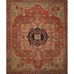 Antique Serapi rug / carpet