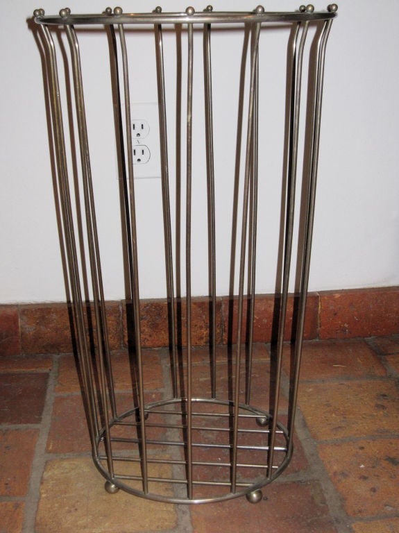 French Umbrella Stand attributed to Adnet