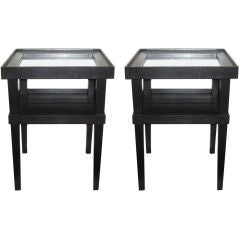 3 Pairs of Double Level Side Tables