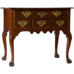 Antique Walnut Queen Anne Dressing Table