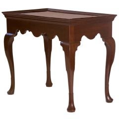Mahogany Queen Anne Tea Table 1