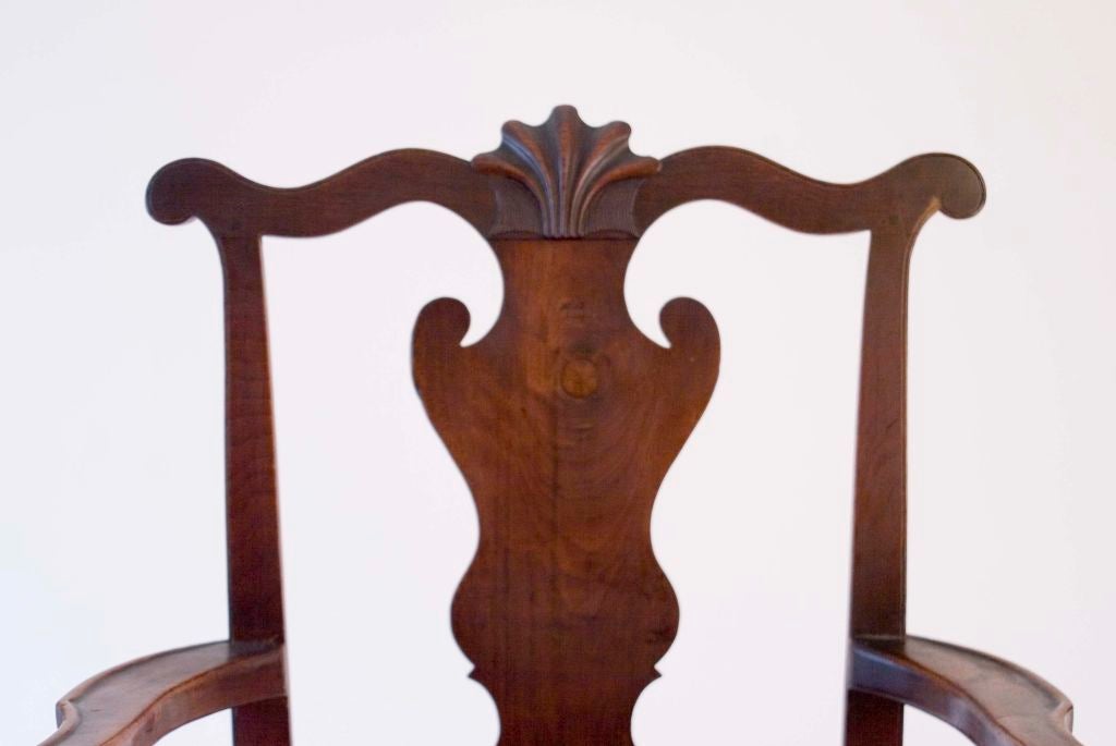 Walnut Queen Anne Armchair 2