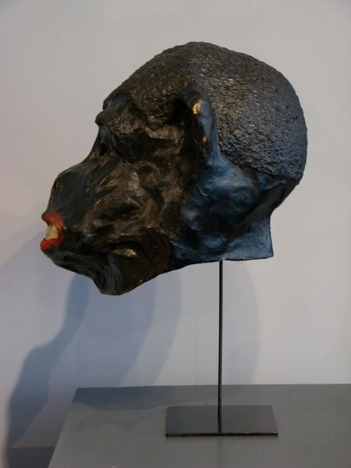 Paper Mache Gorilla Mask 1