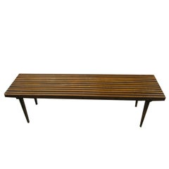 Vintage Mid-Century Modern Bench Cocktail Tables