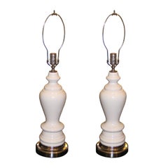 Pair of Hollywood Art Deco Table Lamps