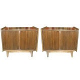 Pair of Fluted Modern Bedside / End Tables