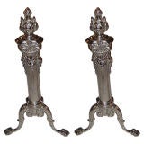 Pair of Art Nouveau Andirons 2