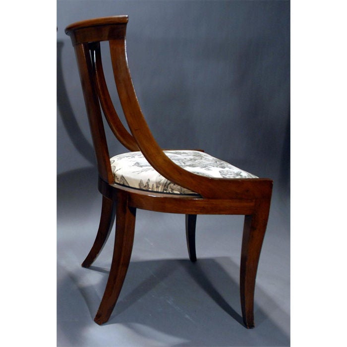 Vintage Set of 8 Baker Attributed Klismos Chairs