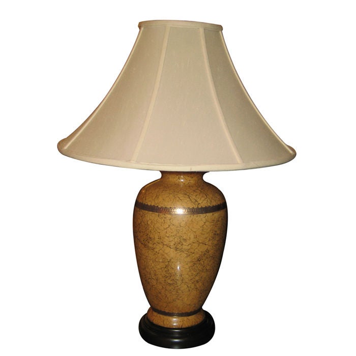 Single Hollywood Regency Table Lamp For Sale