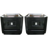 Donald Deskey Style Pair of Bedside / End Tables