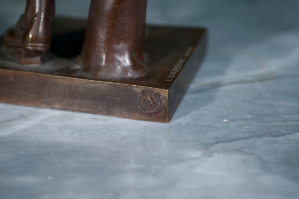 Patinated Bronze Figure of 'Diane De Gabis'