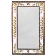 Charles X 
Verre Eglomisé
 Mirror