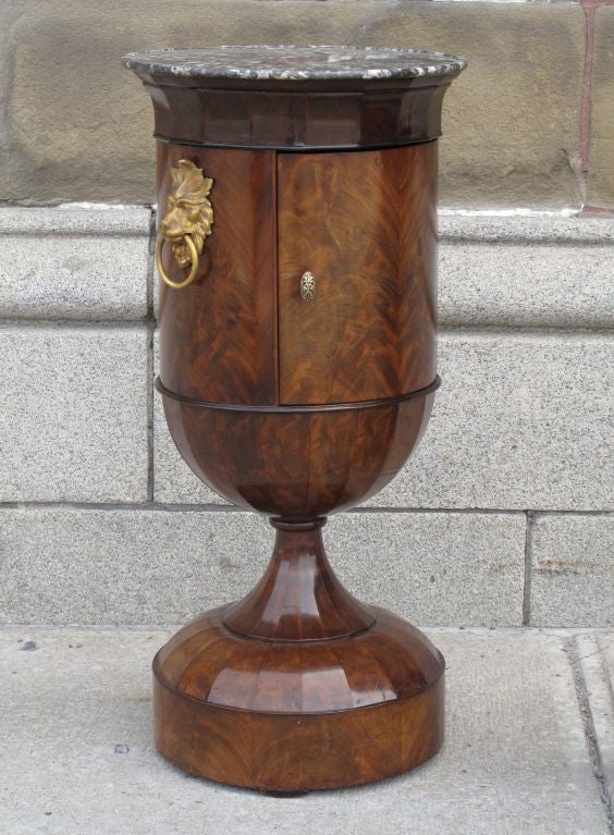 Restauration period pedestal cupboard