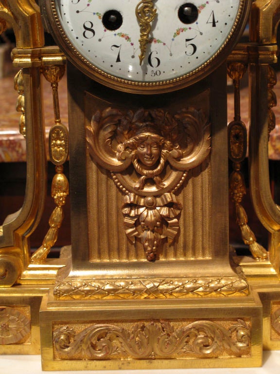 French Louis XVI Style Clock For Sale