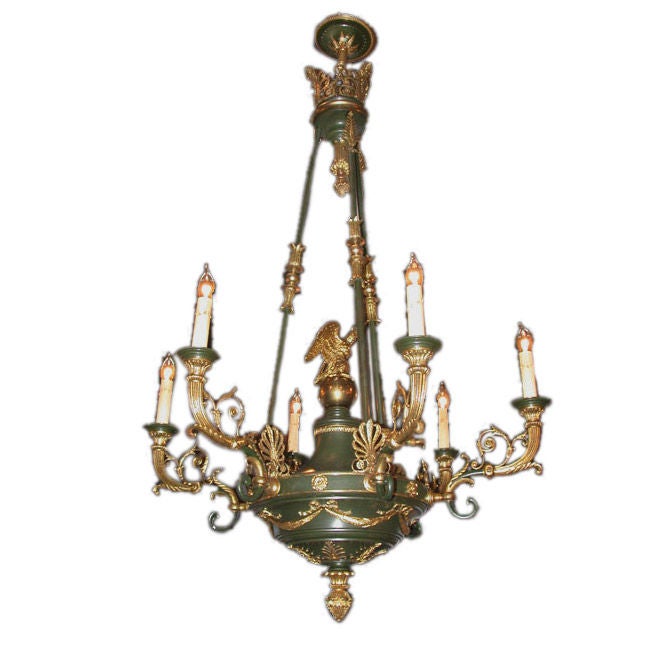 Empire Style Gasolier