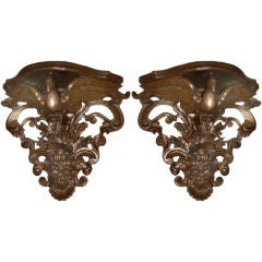 Pair of Giltwood Wall Brackets 2