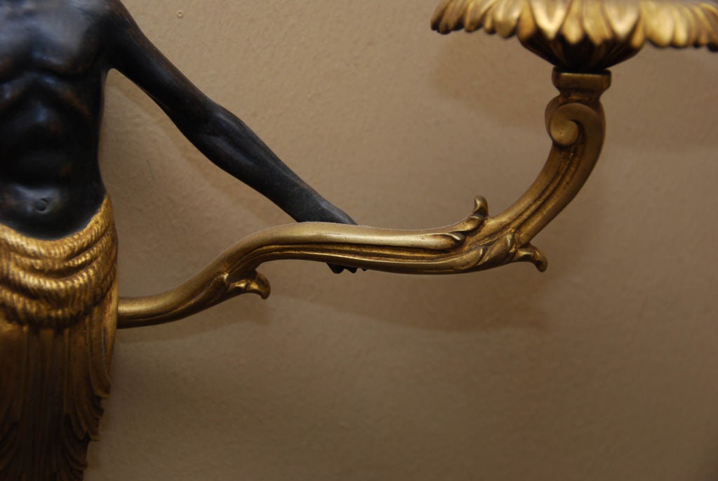 Pair of Blackamoor Sconces