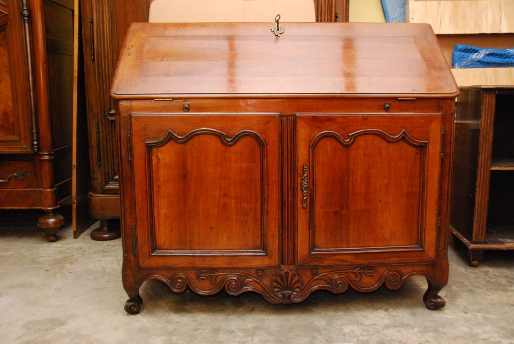 Louis XV Provincial Slant Front Desk